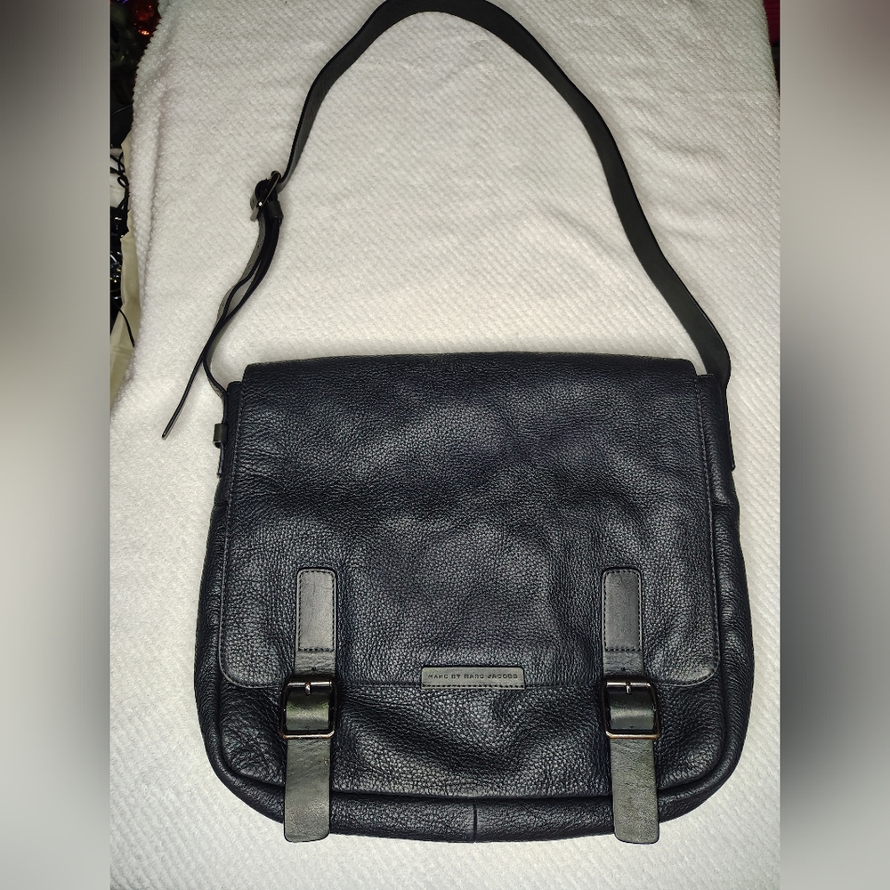 Vintage Marc Jacobs Leather Messenger/Brief Bag Large Size